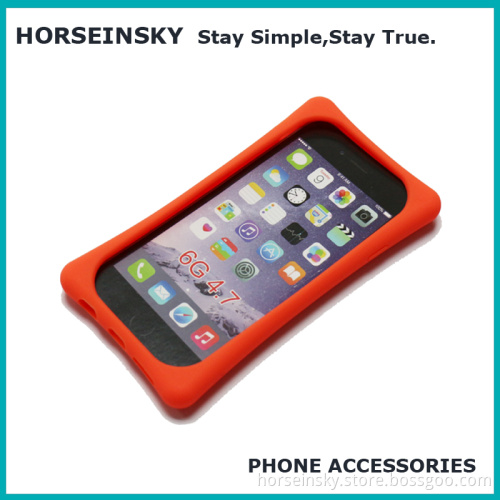 2017 new silicone shockproof kickstand silicone phone case for iphone 7 case